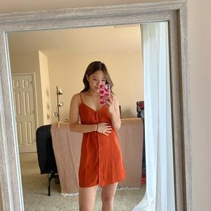 FOREVER21 Dark Orange Dress
